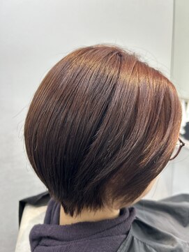 丸みショートボブ[藤沢/髪質改善]
