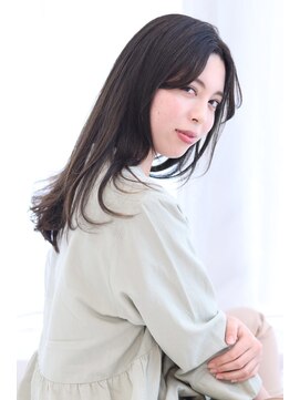 透明感カラー＊大人カジュアル＊艶ワンカール