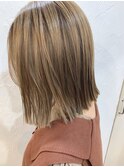切りっぱなしボブ