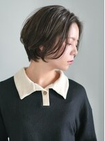 インセプション 銀座(INCEPTION) 切りっぱなしショート・ボブ/絶壁解消/前髪なし/20代/30代/面長
