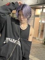 シュプール(SPUL) 透明感パープル、センターパートウルフ!
