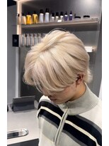 men's salon tiam 渋谷 メンズカット/メンズカラー/韓国【ティアム】&nbsp;ホワイトブロンドウルフ