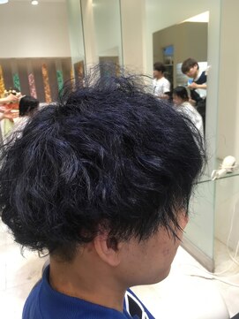 カイム ヘアー(Keim hair) blue-black/ブリーチ/メンズカット/メンズカラー/20代30代40代