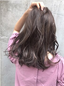 ソルトウォーター(SALT WATER) SUSAKI 外国人風ラベンダーグレージュ ハイライト 大人カワイイ