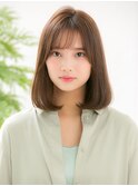 上品なワンカールボブ