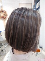 シアニスタ ミルクティーバレイヤージュボブ