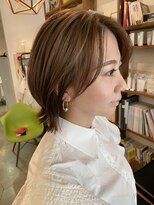 バローチェ 大阪 堀江(Barouche)&nbsp;大人可愛い小顔ボブウルフレイヤー【Barouche/枝光孝悦】