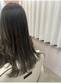 髪質改善/イルミナカラー/ジアミン除去/カーキアッシュロング