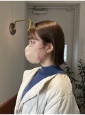 切りっぱなしボブ