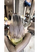 ヘアアンドメイクユ ニキス 利府店(HAIR&MAKE UNIXIS)&nbsp;バレイヤージュ　高橋