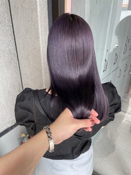 ジオ 国分寺(the O's) 黒髪/前髪パーマ/グレーベージュ/レイヤーロング/インナーカラー