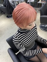 ペレ 栄店(PELE) 黒髪/グレーベージュ/レイヤーロング/ブリーチ/栄/名駅