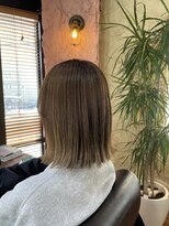 ロッソバイアルター 鎌取(ROSSO by aL-ter)&nbsp;【美髪/切りっぱなしボブ/ピンクブラウン】千葉香奈