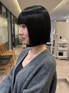 ココ なかもず店(COCO) レイヤーカット/ボブ/髪質改善/小顔/ココアベージュ