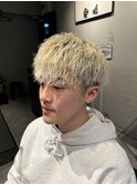 波巻きパーマ