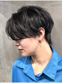 ＃ショート＃パーマ＃ニュアンス　vs