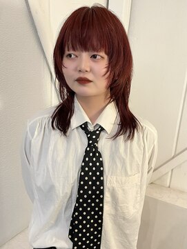 ソイ コンク 下北沢(soi conc) red/bordeaux color/layer