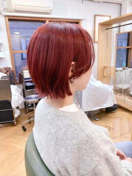 ソエル(soell) 【ディスコネクションボブ×レッドブラウン】