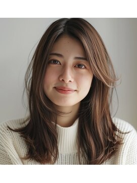 ルシードスタイル アウラ 松戸市五香(LUCIDO STYLE Aura) 大人重めロング【松戸#五香#白髪染め#カラー#髪質改善】