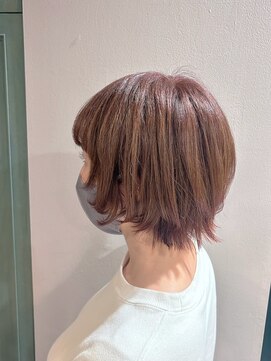 ヘアサロン ナノ(hair salon nano) マッシュウルフ/伸ばしかけヘア/レイヤーカット/裾カラー