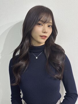 ビビバイベル(BiVi by BHEL) 三重桑名韓国レイヤーカット顔まわりレイヤーボブヘアグレージュ