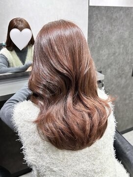 エースヘアー(A.hair) ピンクベージュ/レイヤーボブ/極・髪質改善トリートメント