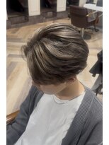 シエル 立川店(CIEL)&nbsp;CIEL立川×木村優作メンズバレイヤージュ/センターパート