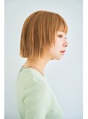 顔まわりレイヤー×ぷつっとボブ
