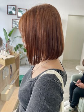 エルフ(elf) オレンジブラウン オレンジカラー ブリーチなし