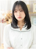 透明感グレージュアッシュレイヤーセミディh4川口