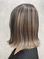 ルノン(LUNON)&nbsp;アプリコットオレンジくびれヘアハイライトカラー熊本