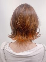 ビオルネ 浦安店(VIE.ORNER)&nbsp;オレンジインナー×くびれボブ