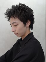 バイフィフス 原宿/表参道(by fifth)&nbsp;ラフな質感の無造作パーマ×スパイキーショートスタイル