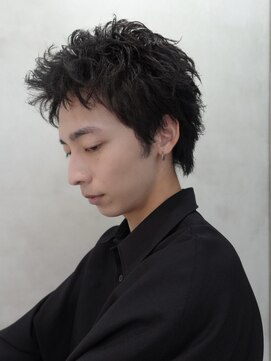 バイフィフス 原宿/表参道(by fifth) ラフな質感の無造作パーマ×スパイキーショートスタイル