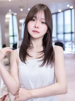 ハバナ 天神(HAVANA)&nbsp;20代30代顔まわりレイヤーカット/マロンベージュ