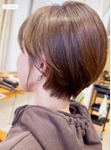 丸み小顔ショートボブ表参道