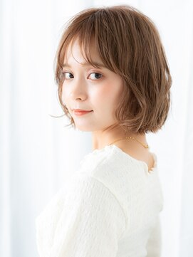 カバーヘア ブリス 志木南口駅前店(COVER HAIR bliss) ニュアンスパーマ伸ばしかけミニボブ//志木20代30代40代