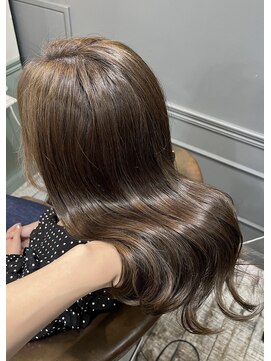 オーガスト ヘア ネイル(AUGUST hair nail) 20代30代横浜髪質改善×オリーブベージュ