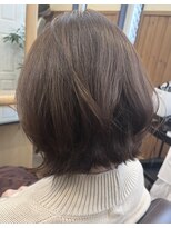 美容室 ウーヴリール(ouvrir)&nbsp;レイヤーボブ×チョコラブラウン