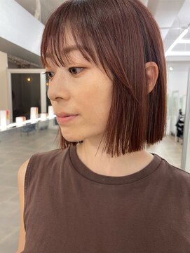 アネンド(anend) ボルドーブラウン/ ボブ