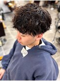 【amule hair】スパイラルパーマ/波巻きシャドウパーマ