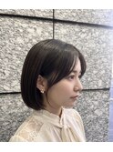 大人ショート/ショートヘア/ショートカット/白髪ぼかし