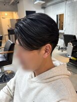ブルニール 心斎橋(BLEUNIR)&nbsp;ニュアンスパーマ、フェザーパーマ、ビジネススタイル