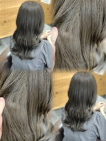 ロックス バイ マグ 松本(rocks BY MAG)&nbsp;10代20代イエベブリーチ無しワンカラー透明感オリーブグレージュ