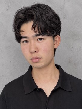 ハイプ マン 藤沢(HYPE MAN) フェザーパーマ毛流れパーマセンターパートニュアンス藤沢