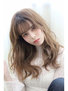 リタ ヘアー(rita hair) 【Rita】ラフウェーブロングスタイル 顔周り小顔カット