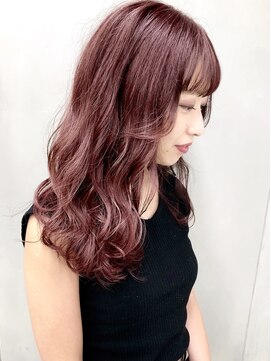 セシルヘアー(CECIL hair) CECIL 下北沢 韓国人風ピンクレッド×ヨシンモリ