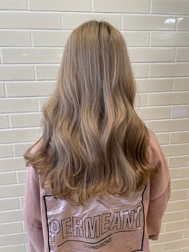 バッテリー ヘアアンドメイク 塚口店(Battery hair&make) ミルクティーベージュ