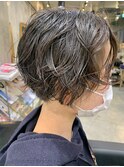 【KANA】handsome short × nuance perm