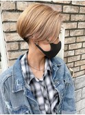 【roijir 山岸】ハンサムショート 刈り上げ女子 前髪なし